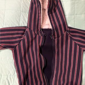 Petit Bateau Navy Jacket Fleece Hoodie